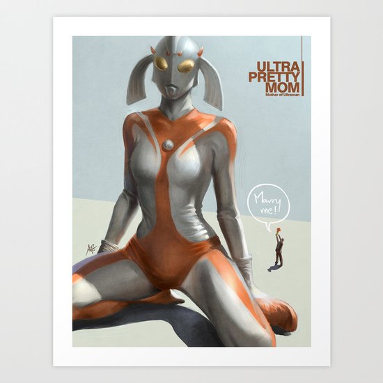 Ultra Pretty Mom Art Print