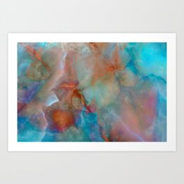 Rainbow Marble Art Prints Society6