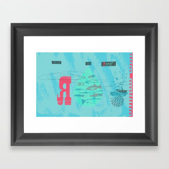 The Second Great Catch (by Clare Nicholas) Framed Art Print