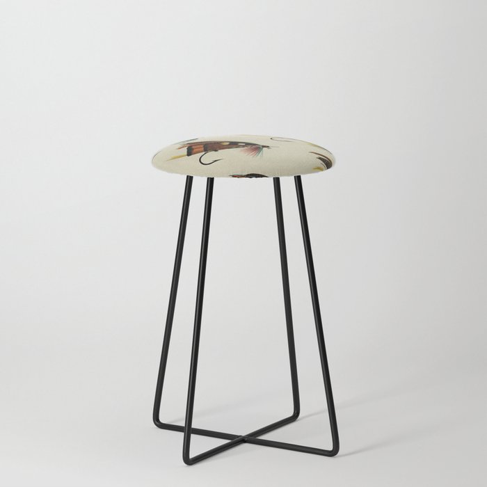 Salmon Fly Fishing Lure Counter Stool