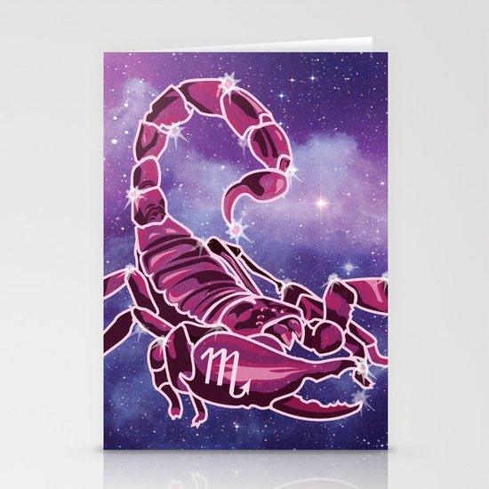 Scorpio Stationery Cards