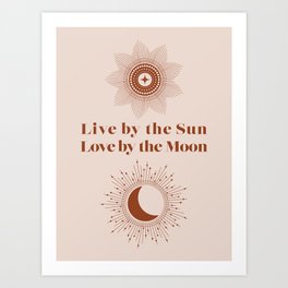 Moon or Sun Art Print