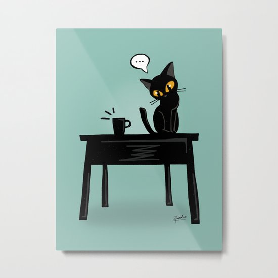 Drop it down Metal Print
