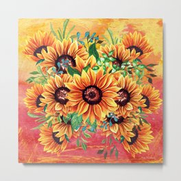 Sunflowers Metal Print