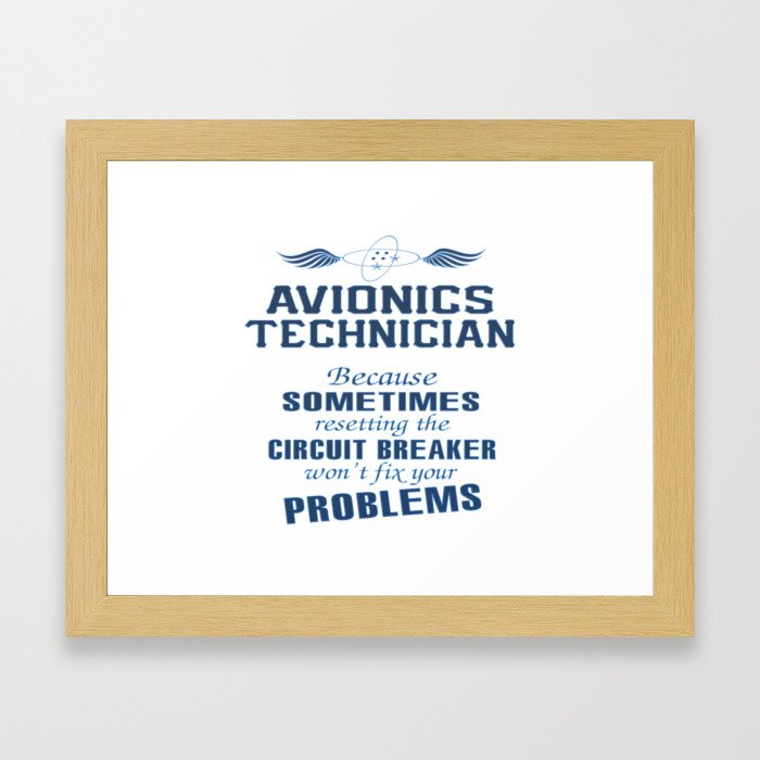 Avionics Technician Framed Art Print