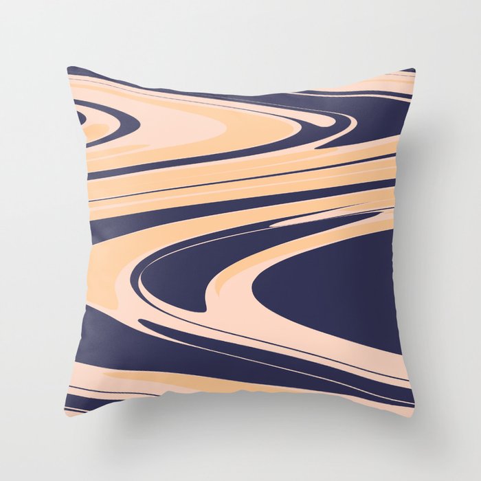 Abstraction_STARS_GALAXY_MILKY_WAY_SPACE_RIVER_POP_ART_0721A Throw Pillow