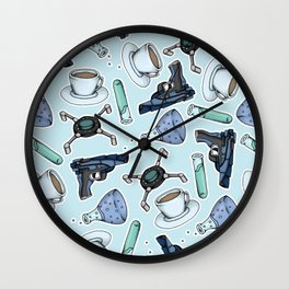 FitzSimmons Pattern Wall Clock
