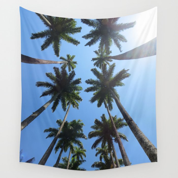 California Palm Trees Wall Tapestry