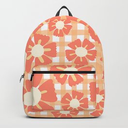 Floral Plaid 2 Backpack