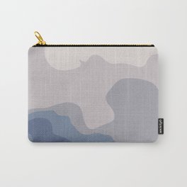 Abstract dark and light blue pattern Carry-All Pouch | Abstract, Abstraction, Blueabstraction, Digital, Painting, Grey, Blue, Watercolor, Bluepattern, Pattern 