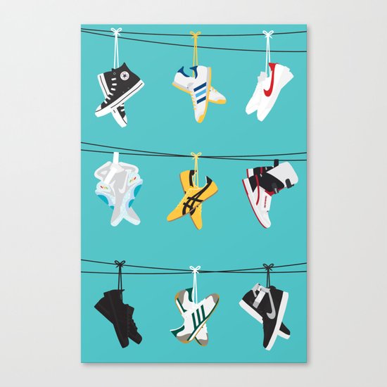 Flick Kicks Canvas Print