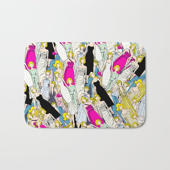 Marilyn in Bloom Bath Mat