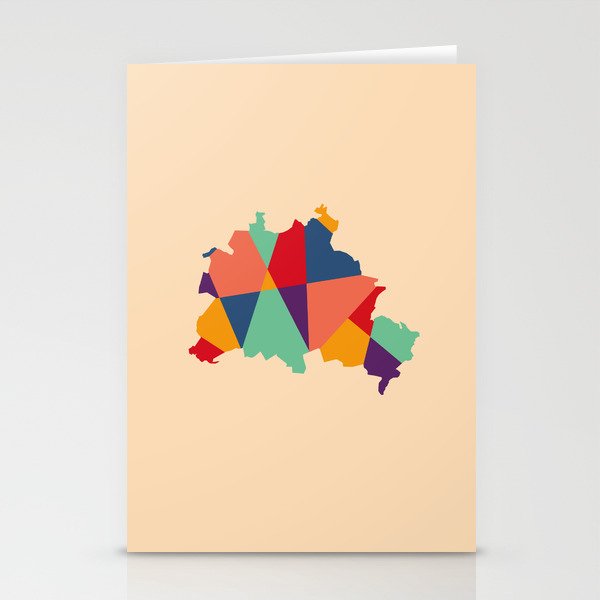 Abstract Berlin Stationery Cards