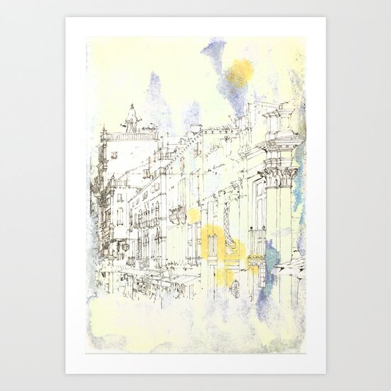 Nothing,my dear, endures Art Print