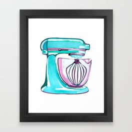 Kitchen Aid Painting Framed Art Print | Acrylic, Kitchenaid, Painting, Kitchendecor, Kitchenart 