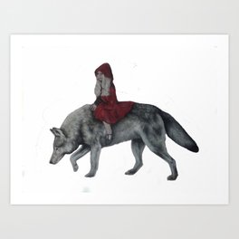 Red Riding Hood Art Print
