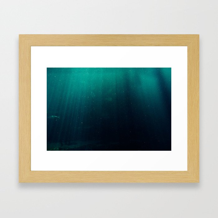 Deep sea Framed Art Print