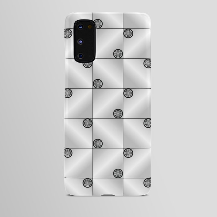 Black and White Geometric Pattern Android Case