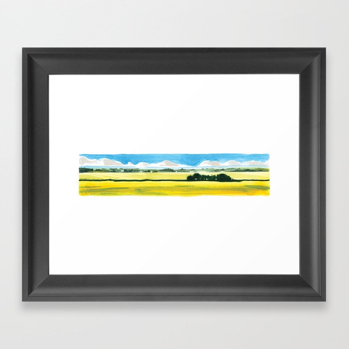 Long Prairie Framed Art Print