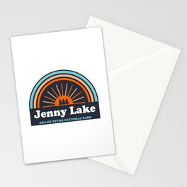Jenny Lake Grand Teton National Park Rainbow Stationery Card