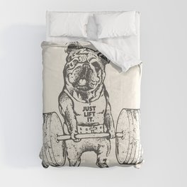 English Bulldog Lift Comforter