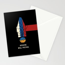 Strong nut - Ukraine will prevail Stationery Card