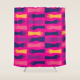 Fuschia Shower Curtains Society6