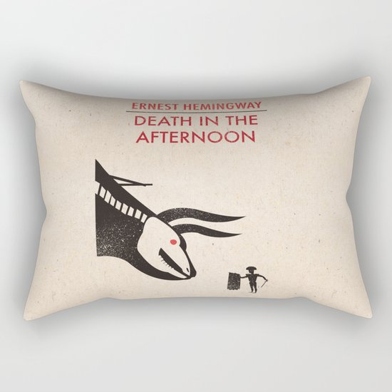 Death in the afternoon Rectangular Pillow