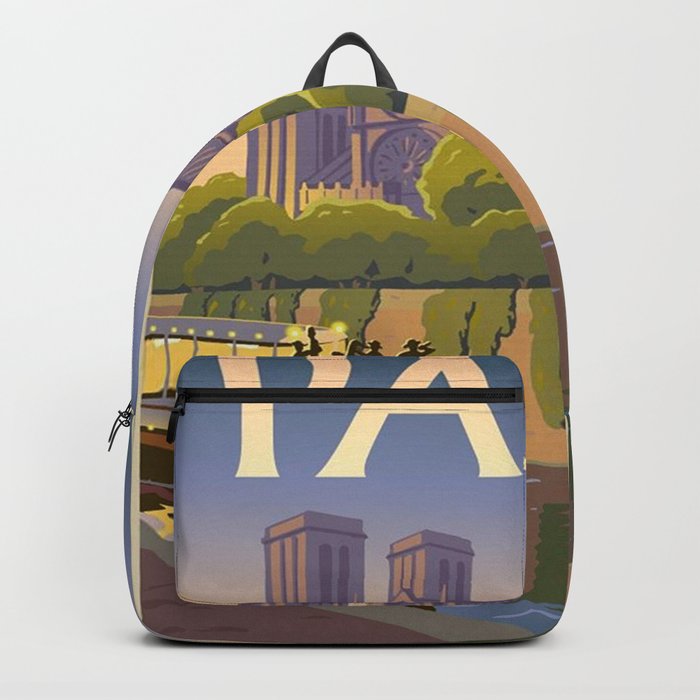 Vintage poster - Paris Backpack