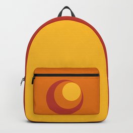 70s wallpaper circles Backpack