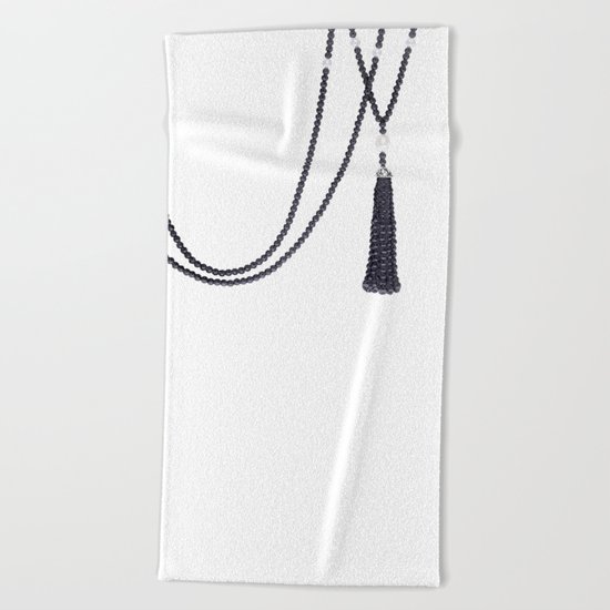 Black Pearls Beach Towel