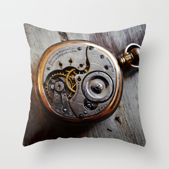 The Conductor's Timepiece - 1 Throw Pillow