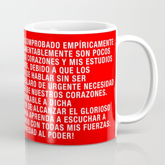 Manifiesto Kurcho - Español Coffee Mug