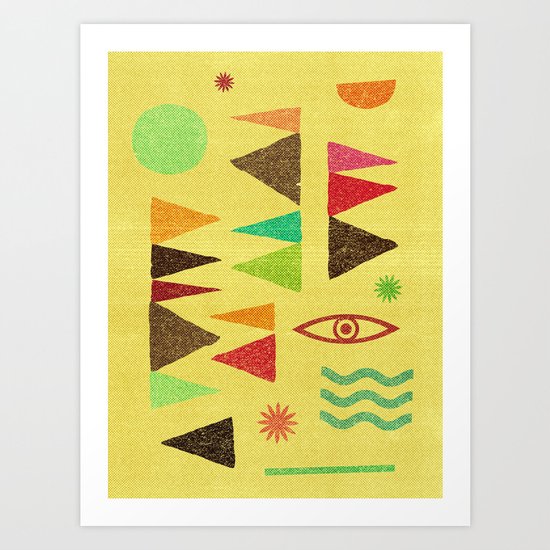 Tangential Paralysis (Part II). Art Print