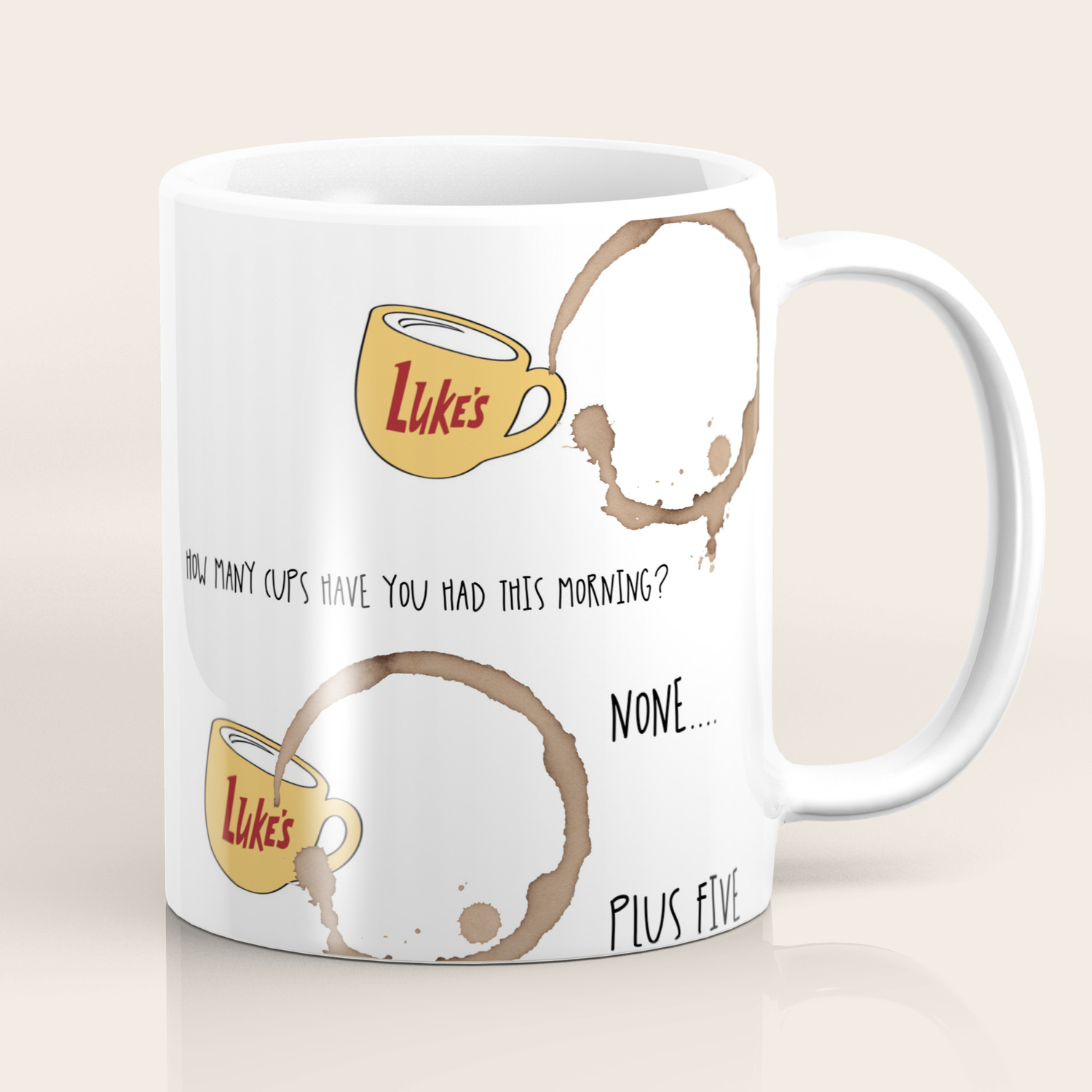 luke's coffee mug