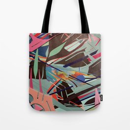 Music- Modern Abstract Geometric Tote Bag