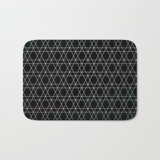Black Diamonds Bath Mat