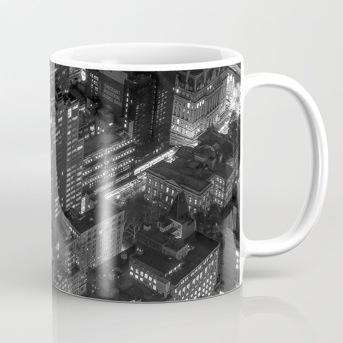 New York Black and White Coffee Mug