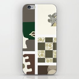 Assemble patchwork composition 19 iPhone Skin