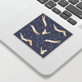 Constellation Swimmers Sticker