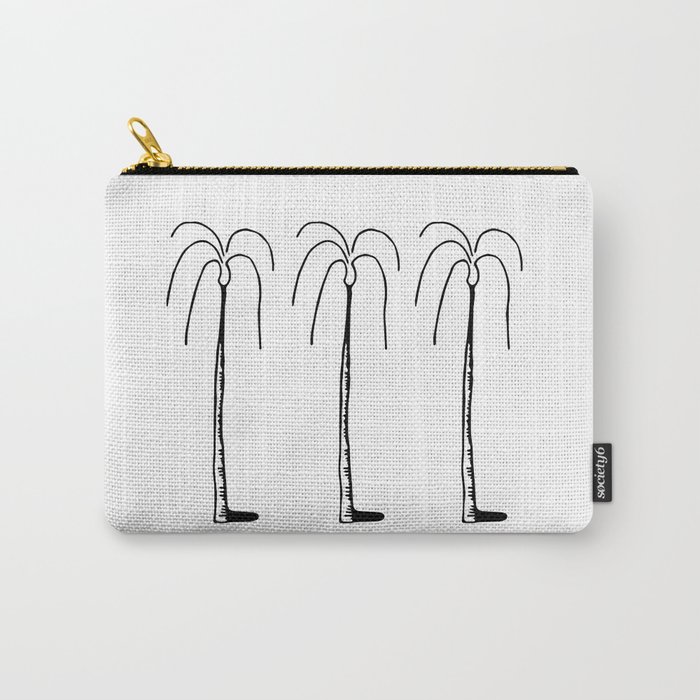 Palmtree triplets Carry-All Pouch