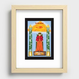 The Hierophant Recessed Framed Print