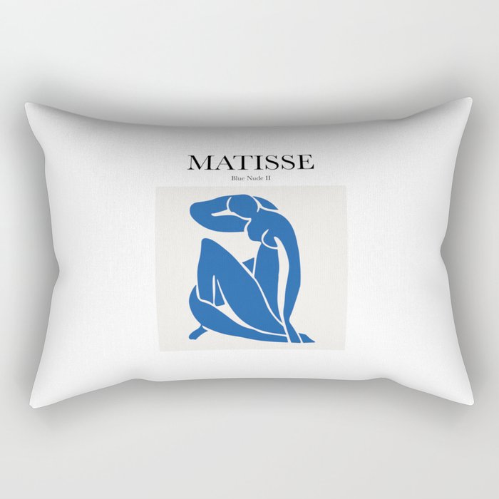 Matisse - Blue Nude II Rectangular Pillow