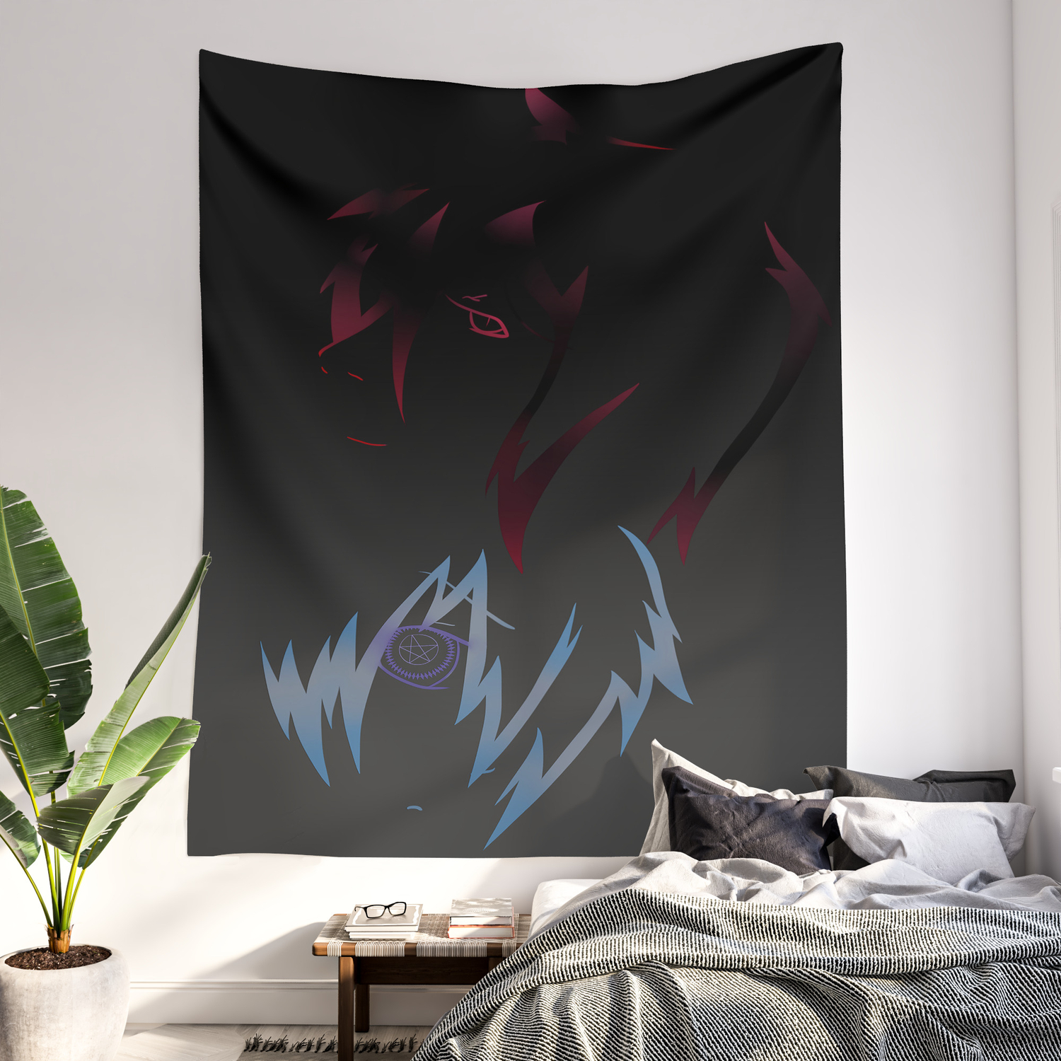 Ciel Phantomhive And Sebastian Michaelis Wall Tapestry By Phantommiss Society6