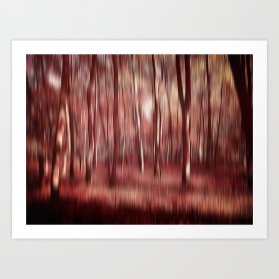 forest abstract #2 Art Print