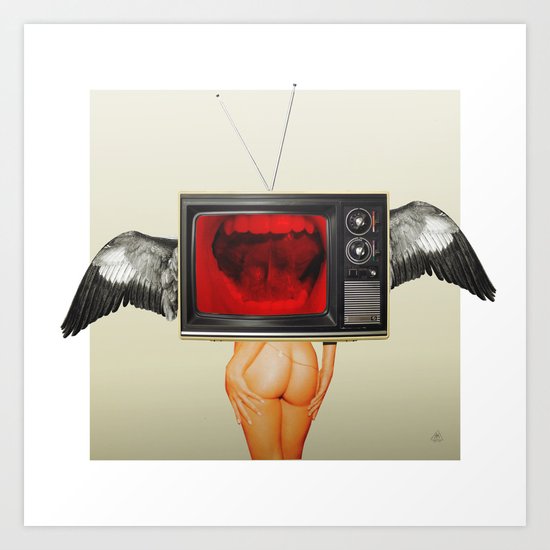 The truth is dead 13 · trump the media Art Print