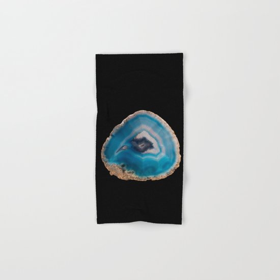 Blue Geode Hand & Bath Towel