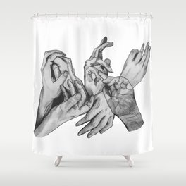 hands Shower Curtain