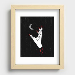 Vampire Hand Recessed Framed Print