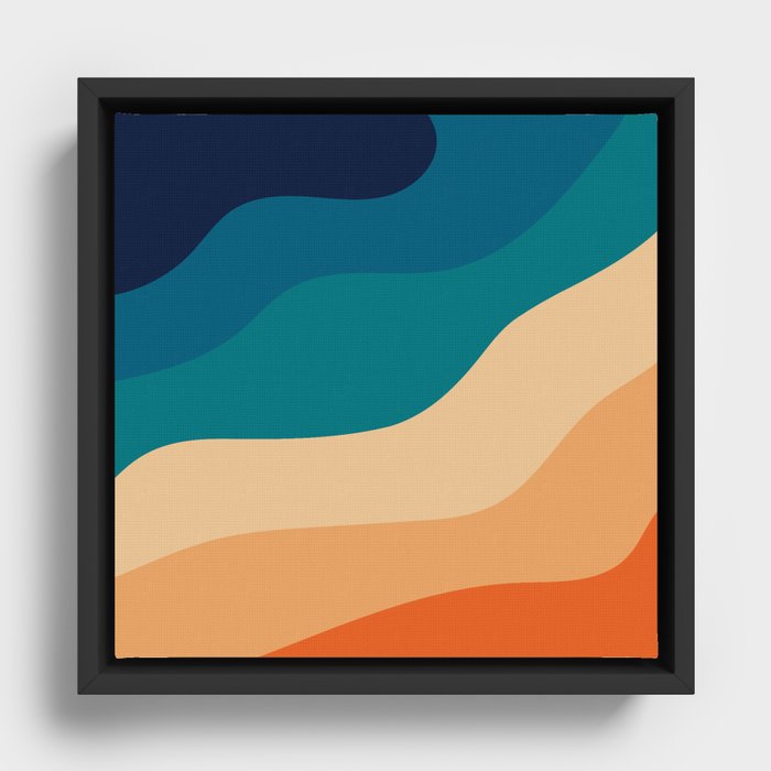 Vintage abstract backgrounds.  Framed Canvas
